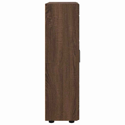 Sideboard FLORIN Brown Oak 55.5 x 29 x 100 cm Engineered Wood