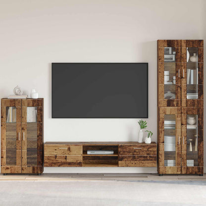 Sideboard FLORIN Old Wood 55.5 x 29 x 100 cm Engineered Wood