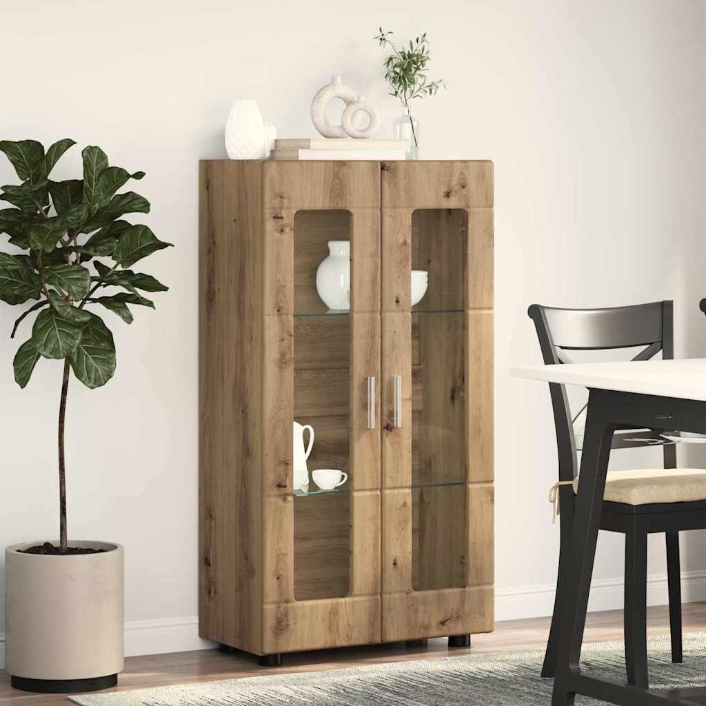 Sideboard FLORIN Artisan Oak 55.5 x 29 x 100 cm Engineered Wood