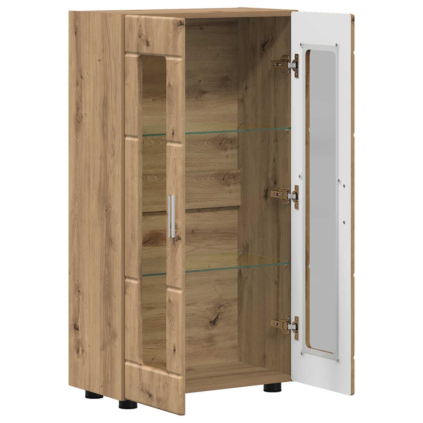 Sideboard FLORIN Artisan Oak 55.5 x 29 x 100 cm Engineered Wood