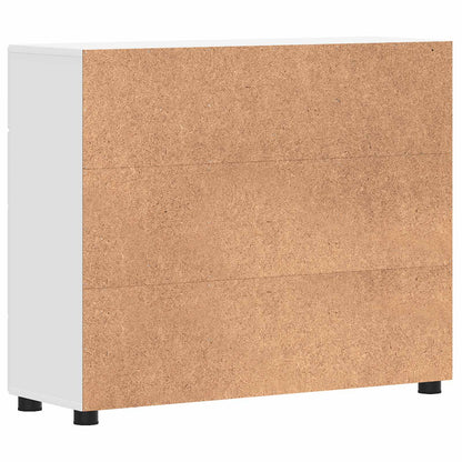 Wooden Cabinet White 88.5 x 30.5 x 73 cm Engineered Wood