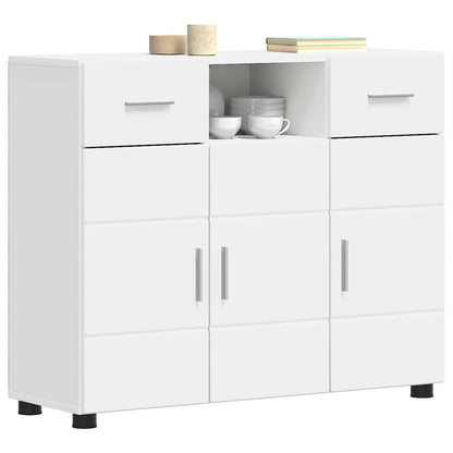 Wooden Cabinet White 88.5 x 30.5 x 73 cm Engineered Wood