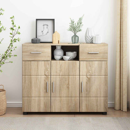 Wooden Cabinet Sonoma Oak 88.5 x 30.5 x 73 cm Engineered Wood
