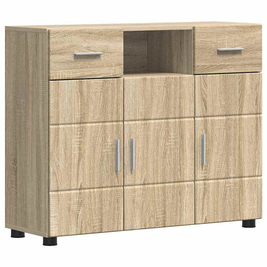 Sideboard Sonoma oak 88.5 x 30.5 x 73 cm Engineered Wood