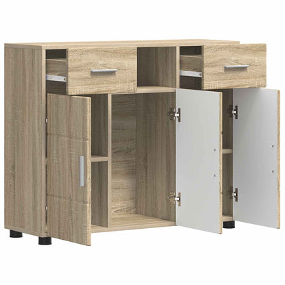 Wooden Cabinet Sonoma Oak 88.5 x 30.5 x 73 cm Engineered Wood