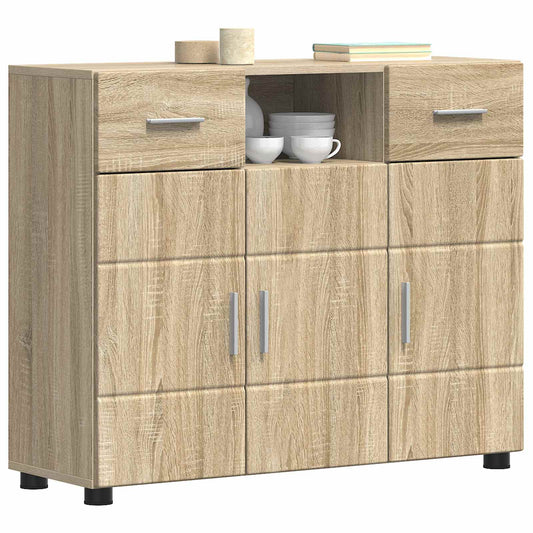 Wooden Cabinet Sonoma Oak 88.5 x 30.5 x 73 cm Engineered Wood