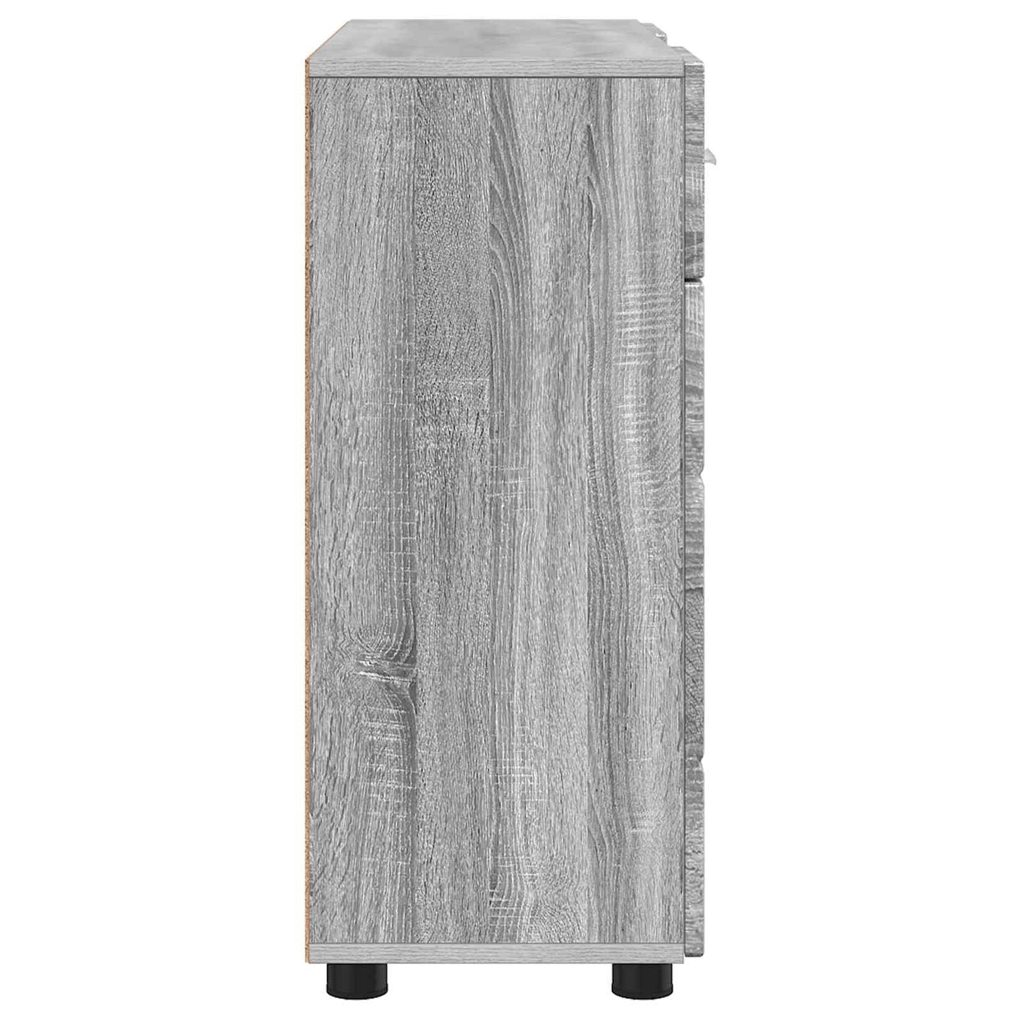 Wooden Cabinet Grey Sonoma 88.5 x 30.5 x 73 cm Engineered Wood