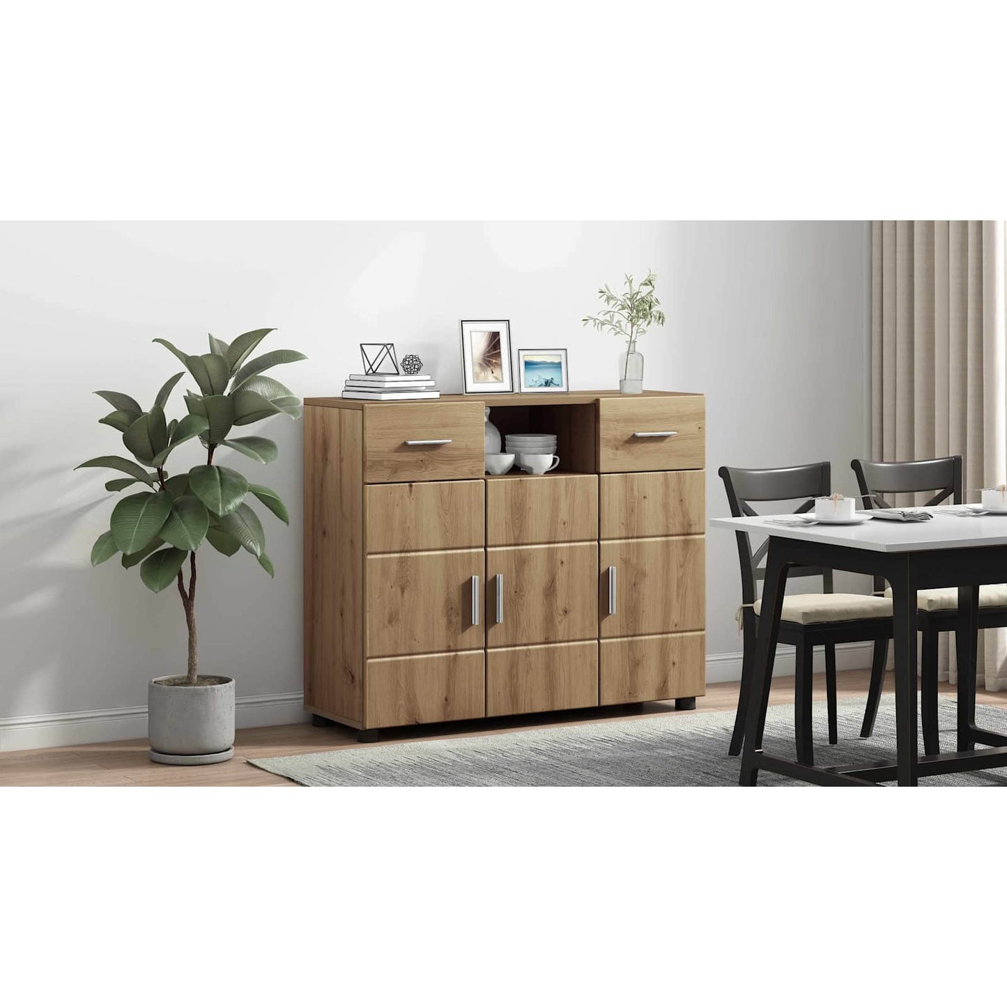 Wooden Cabinet Artisan Oak 88.5 x 30.5 x 73 cm Engineered Wood