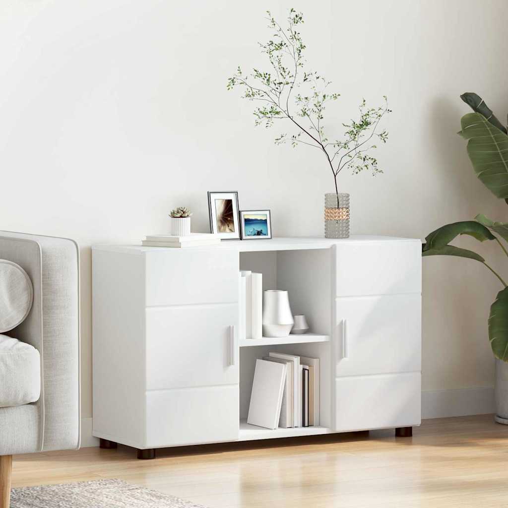 Sideboard FLORIN 88.5 x 30.5 x 55.5 cm White Engineered Wood