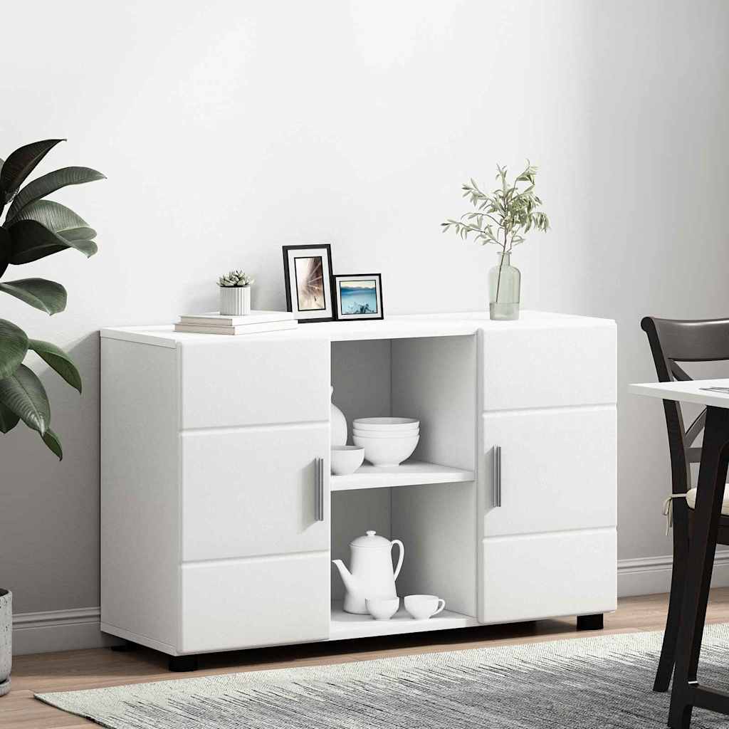 Sideboard FLORIN 88.5 x 30.5 x 55.5 cm White Engineered Wood