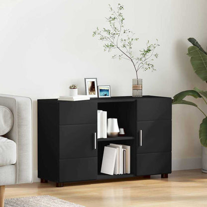 Sideboard FLORIN Black 88.5 x 30.5 x 55.5 cm Engineered Wood