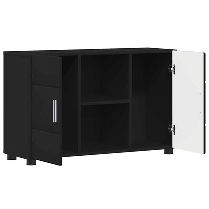 Sideboard FLORIN Black 88.5 x 30.5 x 55.5 cm Engineered Wood