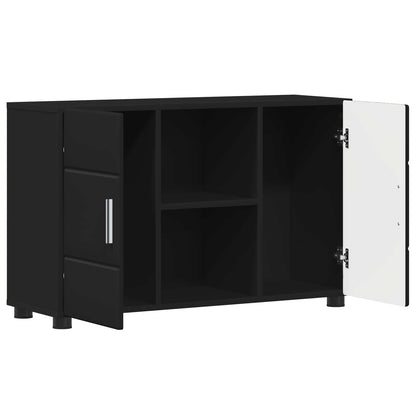Sideboard FLORIN Black 88.5 x 30.5 x 55.5 cm Engineered Wood
