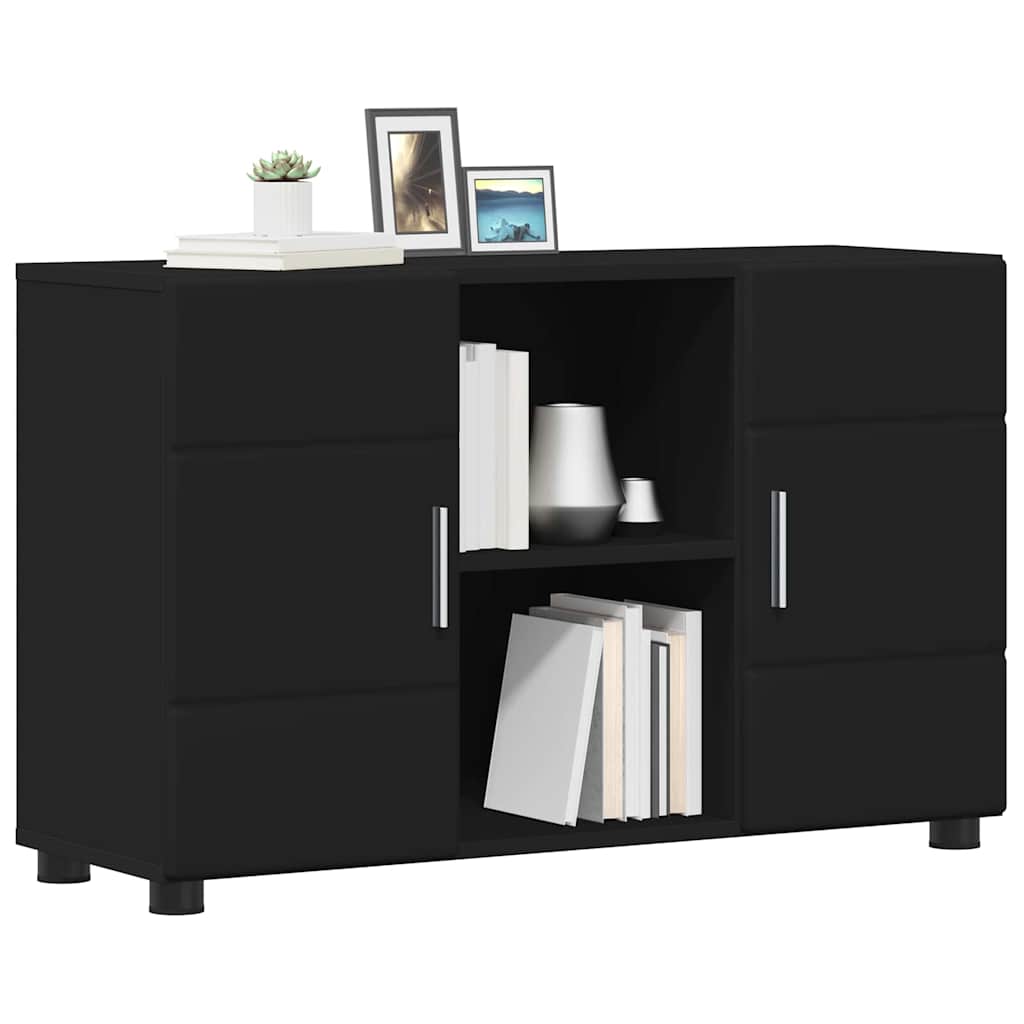 Sideboard FLORIN Black 88.5 x 30.5 x 55.5 cm Engineered Wood