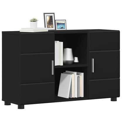 Sideboard FLORIN 88.5 x 30.5 x 55.5 cm Black Engineered Wood