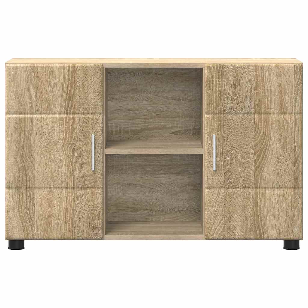 Sideboard with Shelf FLORIN Sonoma Oak 88.5 x 30.5 x 55.5 cm