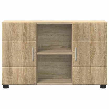 Sideboard with Shelf FLORIN Sonoma Oak 88.5 x 30.5 x 55.5 cm