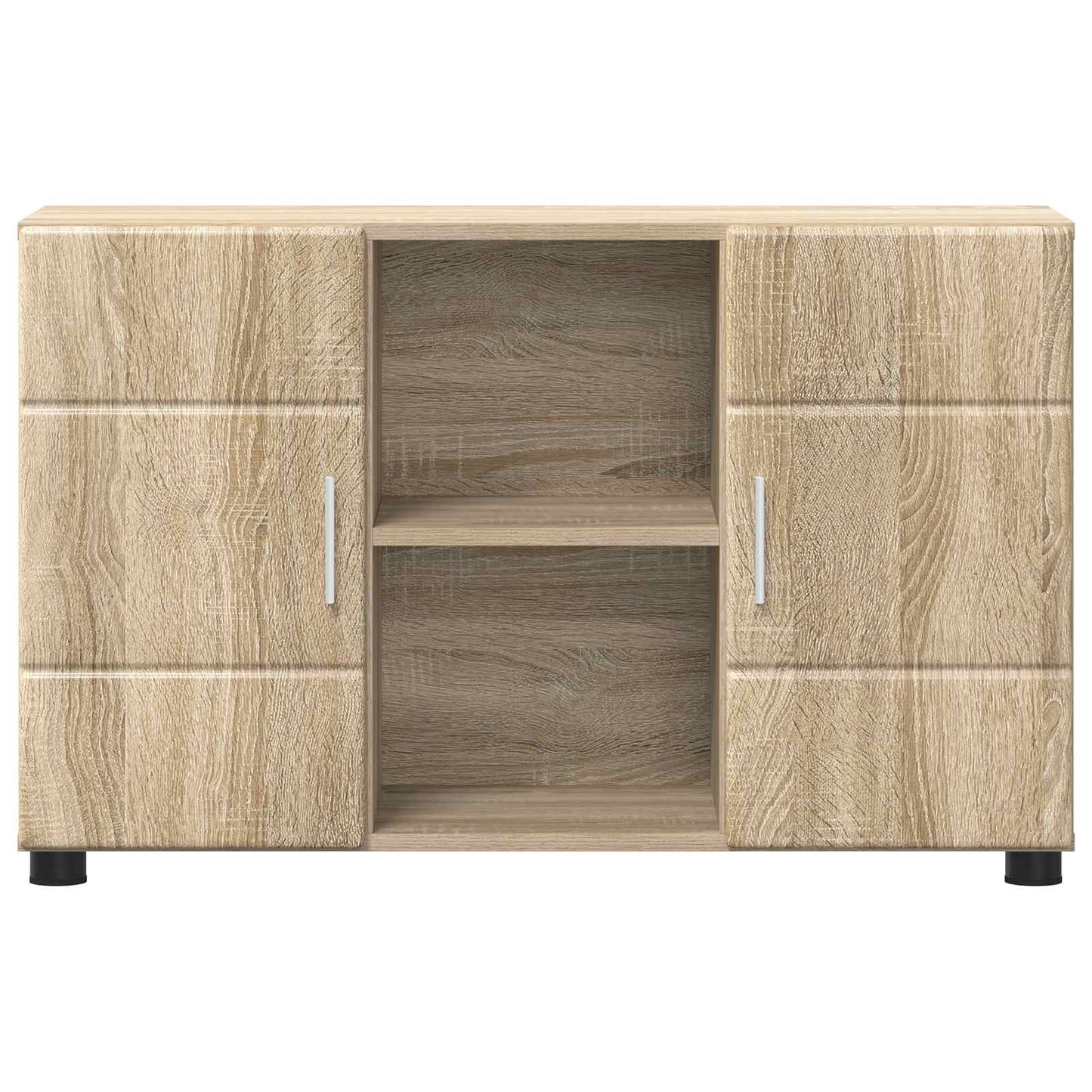 Sideboard with Shelf FLORIN Sonoma Oak 88.5 x 30.5 x 55.5 cm