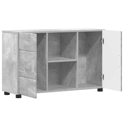 Sideboard FLORIN 88.5 x 30.5 x 55.5 cm Concrete Grey
