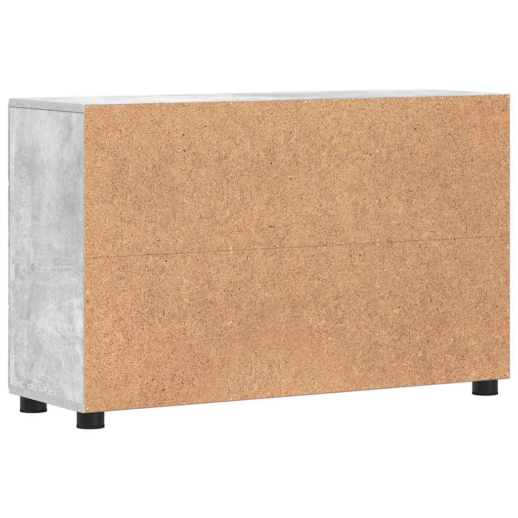 Sideboard FLORIN 88.5 x 30.5 x 55.5 cm Concrete Grey