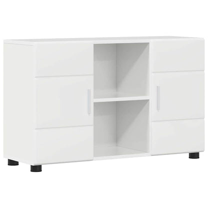 Sideboard FLORIN High Gloss White 88.5 x 30.5 x 55.5 cm