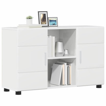 Sideboard FLORIN High Gloss White 88.5 x 30.5 x 55.5 cm