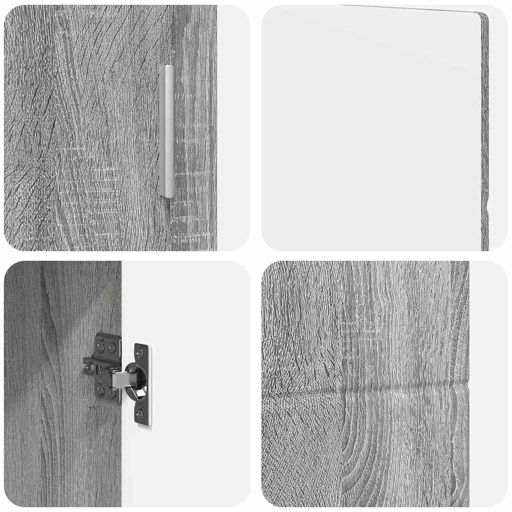 Sideboard FLORIN 88.5 x 30.5 x 55.5 cm Grey Sonoma