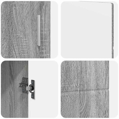 Sideboard FLORIN 88.5 x 30.5 x 55.5 cm Grey Sonoma