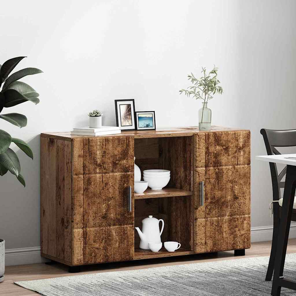 Sideboard FLORIN Old Wood 88.5 x 30.5 x 55.5 cm Engineered Wood