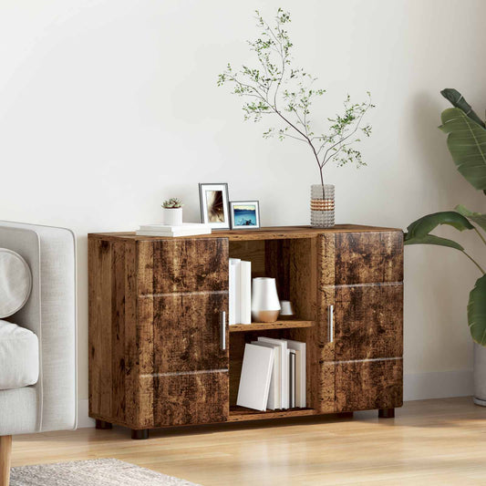 Sideboard FLORIN Old Wood 88.5 x 30.5 x 55.5 cm Engineered Wood