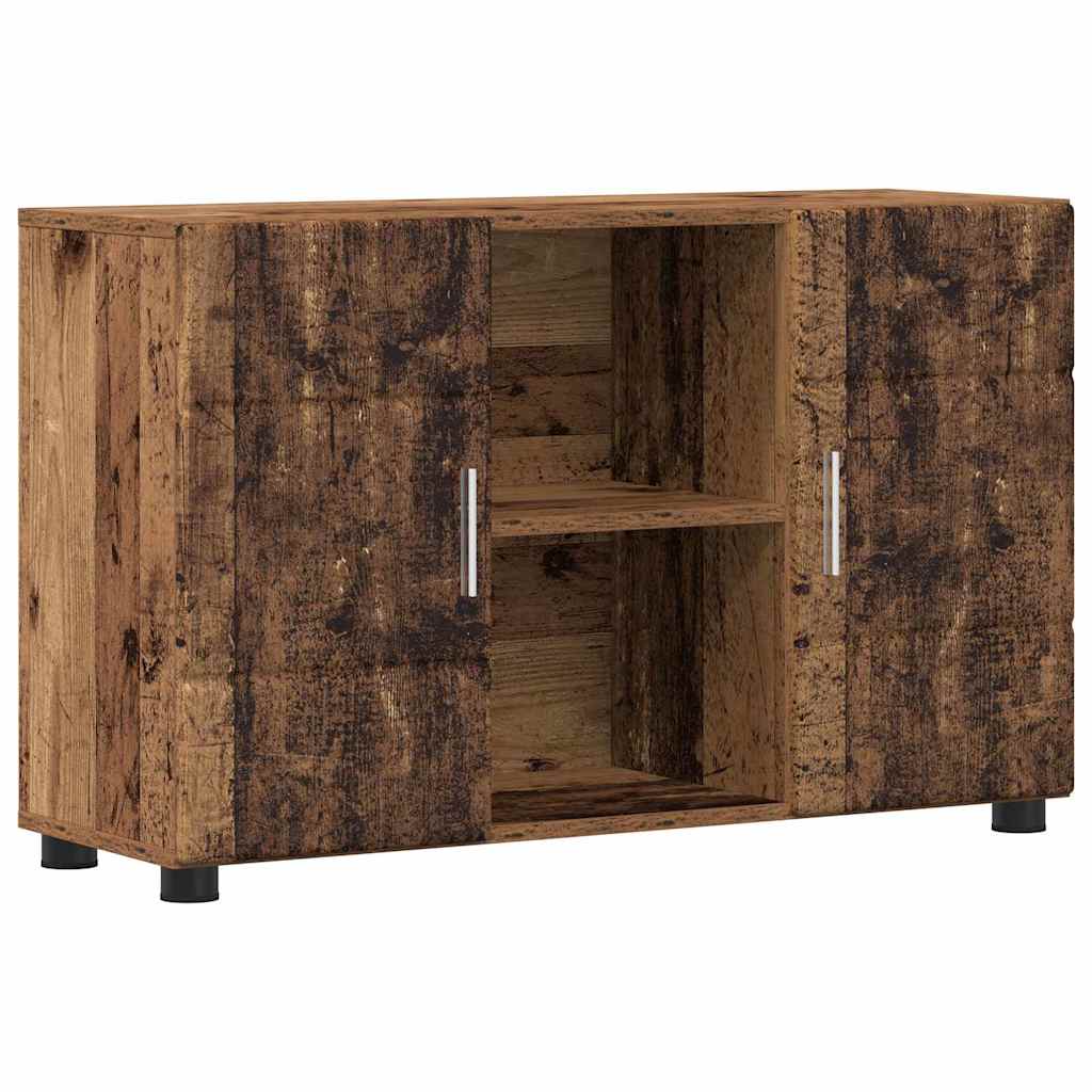 Sideboard FLORIN Old Wood 88.5 x 30.5 x 55.5 cm Engineered Wood