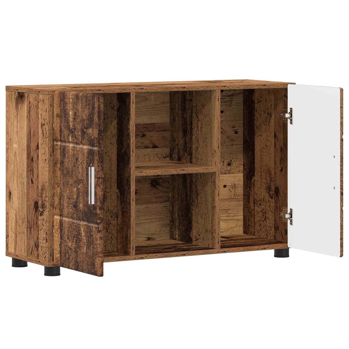 Sideboard FLORIN Old Wood 88.5 x 30.5 x 55.5 cm Engineered Wood