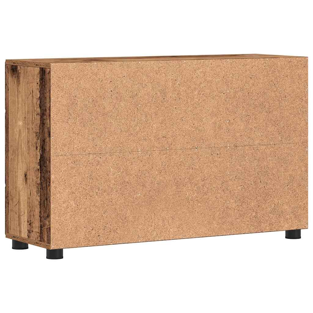 Sideboard FLORIN Old Wood 88.5 x 30.5 x 55.5 cm Engineered Wood