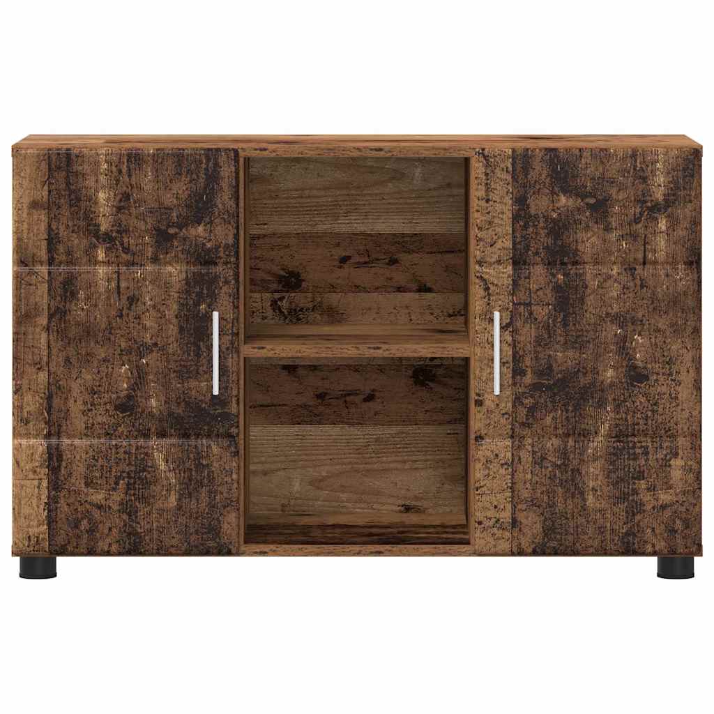 Sideboard FLORIN Old Wood 88.5 x 30.5 x 55.5 cm Engineered Wood