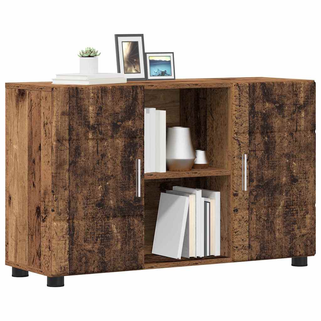 Sideboard FLORIN Old Wood 88.5 x 30.5 x 55.5 cm Engineered Wood