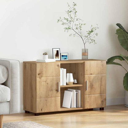 Sideboard with Shelf FLORIN Artisan Oak 88.5 x 30.5 x 55.5 cm