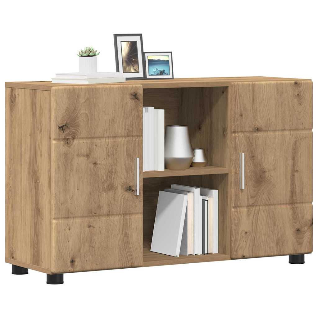 Sideboard with Shelf FLORIN Artisan Oak 88.5 x 30.5 x 55.5 cm