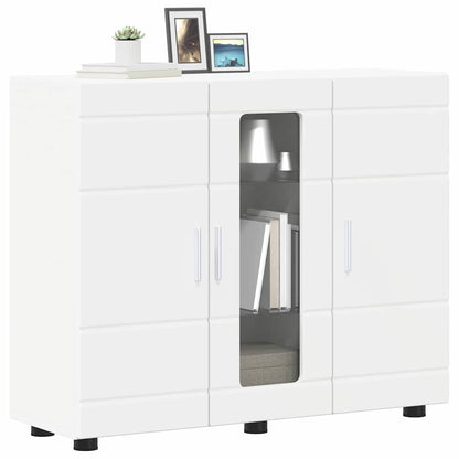 Wooden Cabinet White 88.5 x 30.5 x 73 cm Engineered Wood