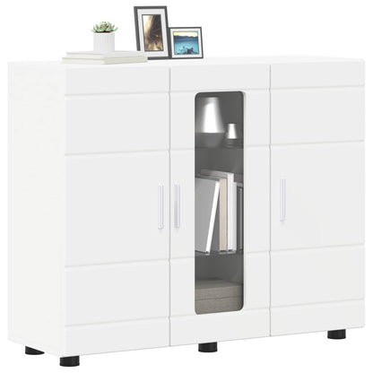 Wooden Cabinet White 88.5 x 30.5 x 73 cm Engineered Wood