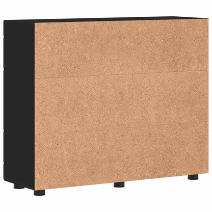 Wooden Cabinet Black 88.5 x 30.5 x 73 cm Engineered Wood