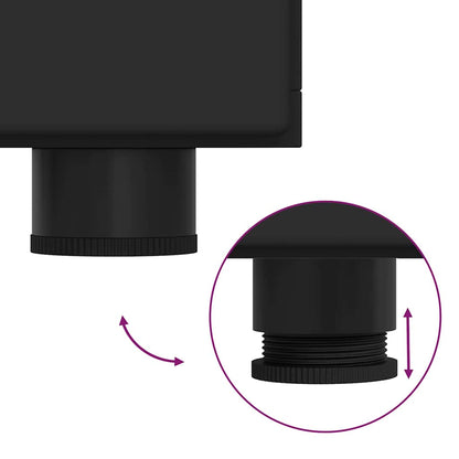 Wooden Cabinet Black 88.5 x 30.5 x 73 cm Engineered Wood