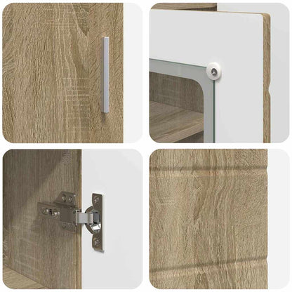 Wooden Cabinet Sonoma Oak 88.5 x 30.5 x 73 cm Engineered Wood