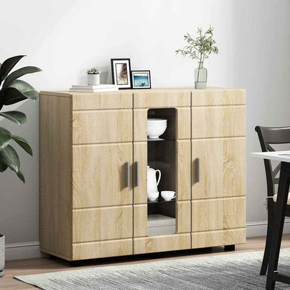 Wooden Cabinet Sonoma Oak 88.5 x 30.5 x 73 cm Engineered Wood