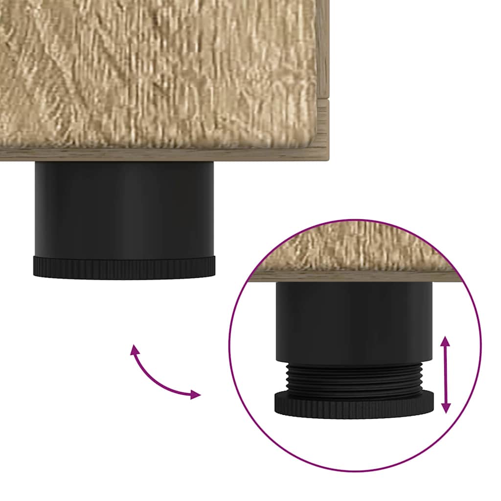 Wooden Cabinet Sonoma Oak 88.5 x 30.5 x 73 cm Engineered Wood