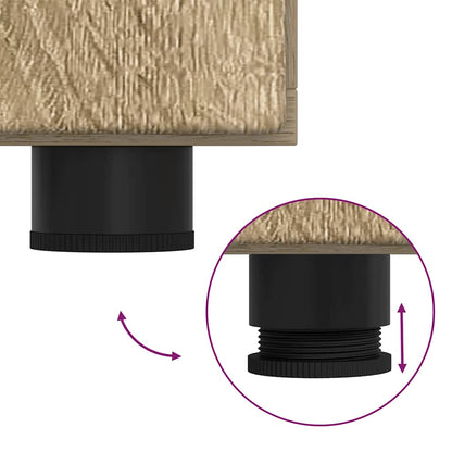 Wooden Cabinet Sonoma Oak 88.5 x 30.5 x 73 cm Engineered Wood