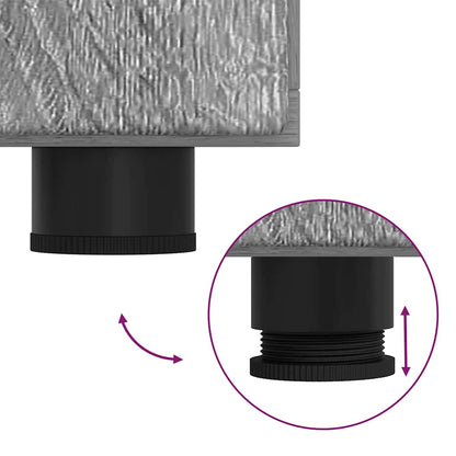 Wooden Cabinet Grey Sonoma 88.5 x 30.5 x 73 cm Engineered Wood