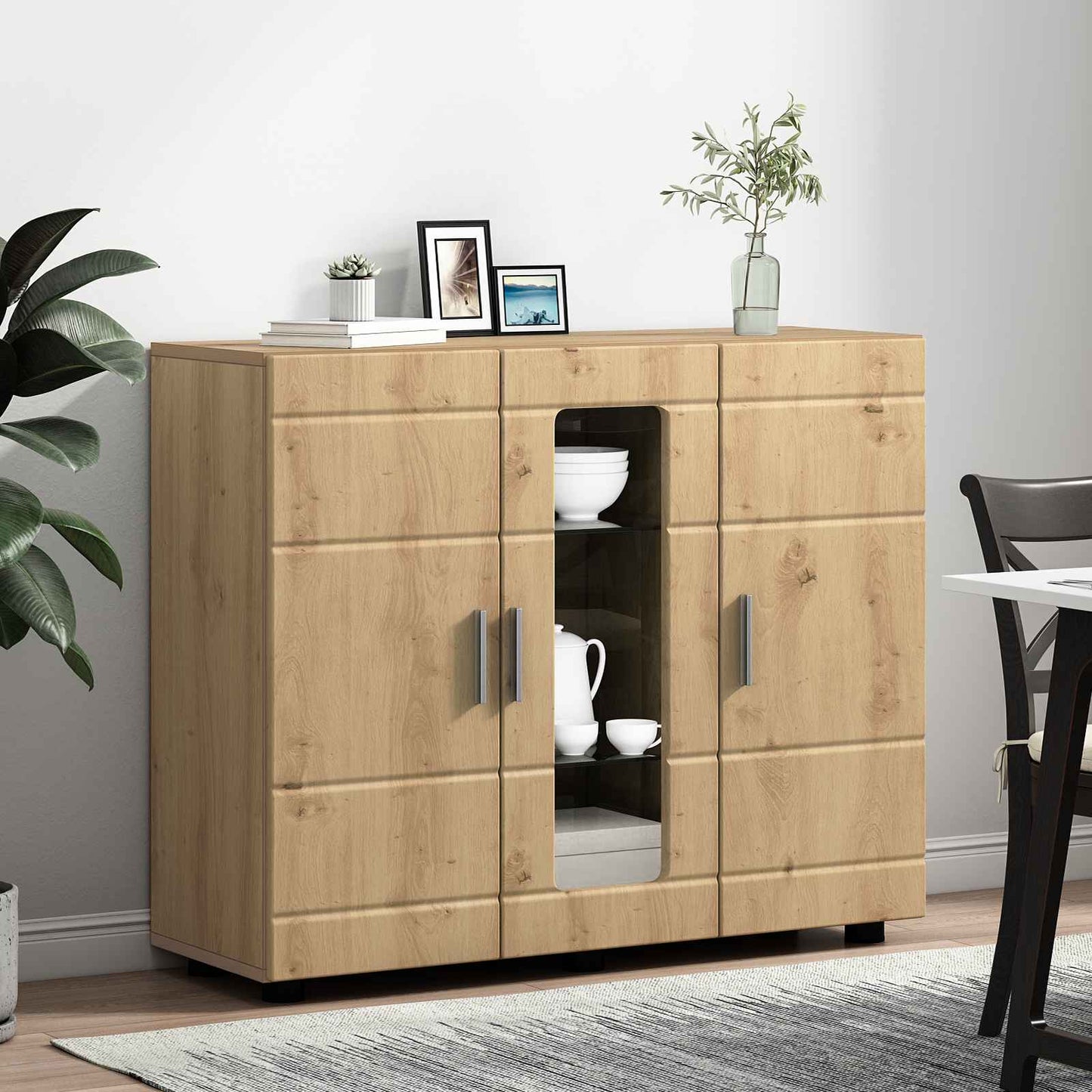 Wooden Cabinet Artisan Oak 88.5 x 30.5 x 73 cm Engineered Wood