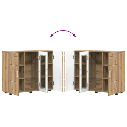 Wooden Cabinet Artisan Oak 88.5 x 30.5 x 73 cm Engineered Wood