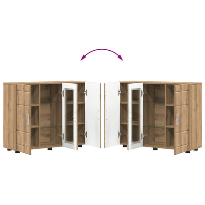 Wooden Cabinet Artisan Oak 88.5 x 30.5 x 73 cm Engineered Wood