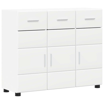 Sideboard FLORIN White 88.5 x 30.5 x 73 cm Engineered Wood